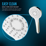 TOTO TBW01011U4#PN G Series 1.75 GPM Multifunction 4" Round Handshower in Polished Nickel