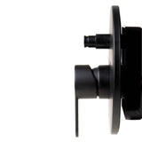 ALFI Brand AB3101-BM Black Matte Shower Valve with Rounded Lever Handle and Diverter