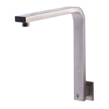 ALFI Brand AB12GSW-BN Brushed Nickel 12" Square Raised Wall Mounted Shower Arm