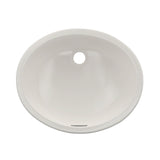 TOTO LT579G#11 Rendezvous Oval Undermount Bathroom Sink with CeFiONtect, Colonial White