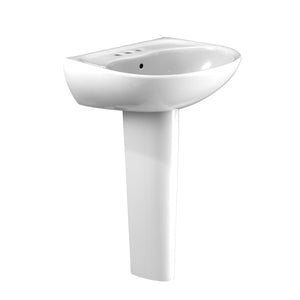 TOTO LPT241.4G#01 Supreme Oval Pedestal Bathroom Sink