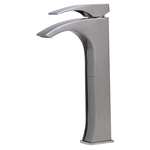 ALFI Brand AB1587-BN Tall Brushed Nickel Single Lever Bathroom Faucet