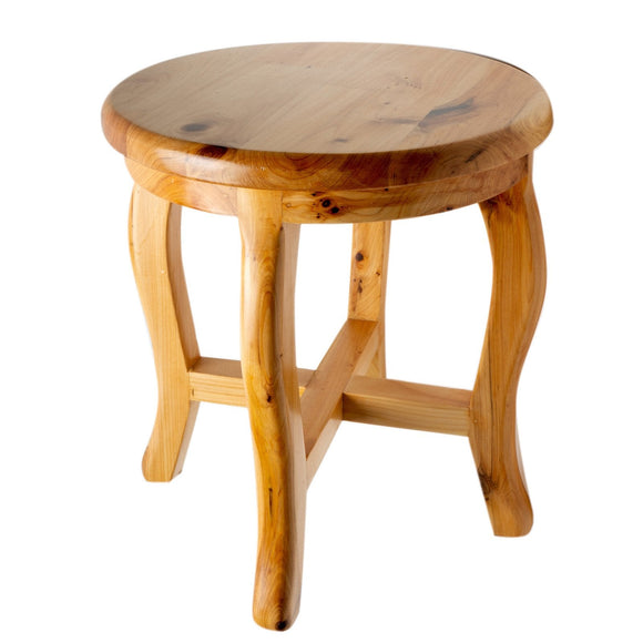 ALFI Brand AB4406 11" Cedar Wood Round Stool Multi-Purpose Accessory