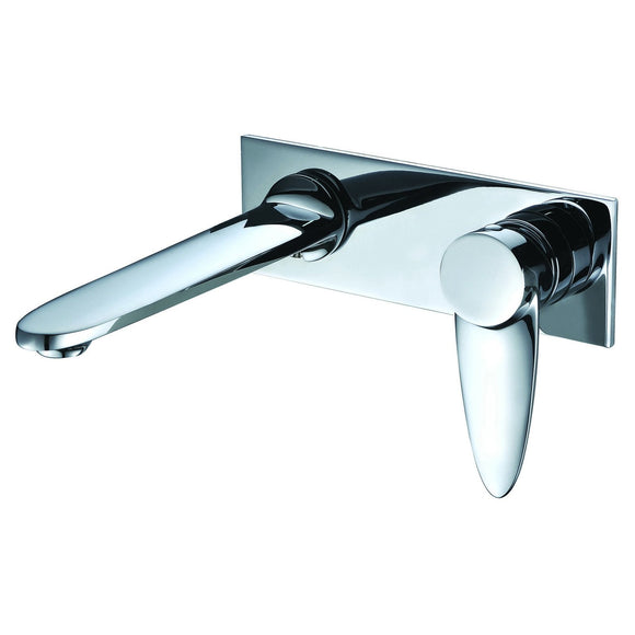 ALFI Brand AB1772-PC Polished Chrome Wall Mounted Modern Bathroom Faucet