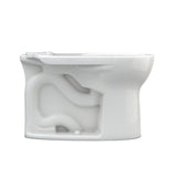 TOTO C775CEFG#11 Drake Round Tornado Flush Toilet Bowl with CEFIONTECT, Colonial White