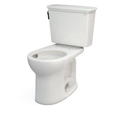 TOTO CST785CEFG#11 Drake Transitional Two-Piece Round Universal Height Toilet, Colonial White