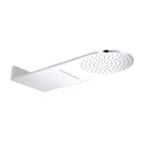 ALFI Brand RAIN10RW-PC Polished Chrome 10" Wall-Mounted Square Waterfall Rain Shower Head