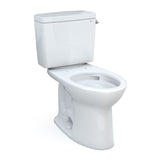 TOTO CST776CEFRG#01 Drake Two-Piece Elongated Universal Height Toilet with Right-Hand Trip Lever, Cotton White