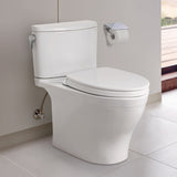 TOTO MS442124CUFG#11 Nexus 1G Two-Piece Toilet with SS124 SoftClose Seat, Washlet+ Ready, Colonial White