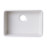 ALFI AB503-B Biscuit 23" Smooth Apron Fireclay Single Bowl Farmhouse Sink