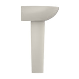 TOTO LPT241G#12 Supreme Oval Pedestal Bathroom Sink for Single Hole Faucets, Sedona Beige