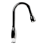 ALFI Brand ABKF3783-PC Polished Chrome Traditional Gooseneck Pull Down Kitchen Faucet