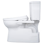 TOTO MW4744726CUFG#01 WASHLET+ Vespin II 1G Two-Piece Toilet and WASHLET+ S7 Bidet Seat