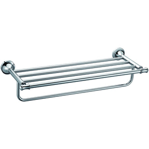 ALFI Brand AB9583 Polished Chrome 23 inch Towel Bar and Shelf Bathroom Accessory