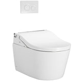 TOTO SW4547AT60#01 RW Washlet+ Ready Bidet Toilet Seat in Cotton White (Toilet not Included)