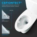 TOTO MW4943074CEMFG#01 WASHLET+ Connelly Two-Piece Dual Flush Toilet and WASHLET C2 Bidet Seat, Cotton White