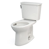 TOTO CST786CEFG#11 Drake Transitional Two-Piece Tornado Flush Toilet with CEFIONTECT, Colonial White