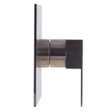 ALFI Brand AB6701-BN Brushed Nickel Modern Square Pressure Balanced Shower Mixer