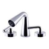 ALFI Brand AB1790-PC Polished Chrome Widespread Cone Waterfall Bathroom Faucet