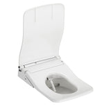 TOTO SW4549AT60#01 SW WASHLET+ Ready Square Electronic Bidet Toilet Seat with Auto Flush in Cotton White