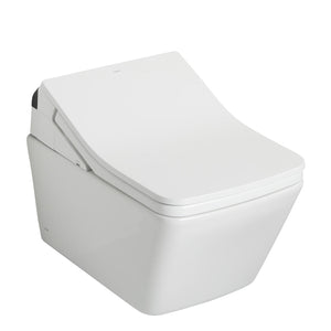 TOTO CWT4494049CMFG#MS Washlet+ SP Wall-Hung Square Toilet with SX Bidet Seat and DuoFit In-Wall Tank System