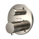 TOTO TBV01407U#PN Round Thermostatic Mixing Valve with Volume Control Shower Trim, Polished Nickel