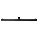 ALFI Brand ABLD36B-BM 36" Black Matte Stainless Steel Linear Shower Drain with Solid Cover