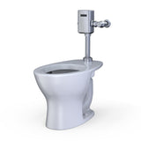 TOTO CT725CUG#01 TORNADO FLUSH Commercial Flushometer Floor-Mounted Toilet in Elongated, Cotton White