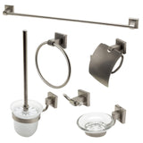 ALFI Brand AB9509-BN Brushed Nickel 6 Piece Matching Bathroom Accessory Set