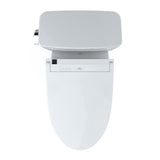 TOTO MW7763084CEFG#01 Drake Washlet+ Two-Piece 1.28 GPF Universal Height Tornado Flush Toilet with C5 Bidet Seat