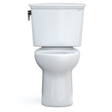 TOTO CST785CEFG#01 Drake Transitional Two-Piece Round Universal Height Toilet, Cotton White