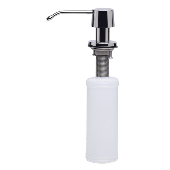 ALFI Brand AB5004-PSS Solid Polished Stainless Steel Modern Soap Dispenser