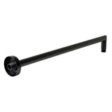 ALFI Brand ABSA20R-BM Black Matte 20" Round Wall Shower Arm