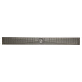 ALFI ABLD32D 32" Modern Stainless Steel Linear Shower Drain with Groove Lines