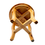 ALFI Brand AB4406 11" Cedar Wood Round Stool Multi-Purpose Accessory