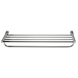 ALFI Brand AB9523 Polished Chrome 24 inch Towel Bar & Shelf Bathroom Accessory