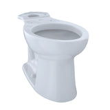 TOTO C244EF#01 Entrada Universal Height Elongated Toilet Bowl, Cotton White