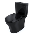 TOTO MS446124CEMN#51 Aquia IV WASHLET+ Two-Piece Elongated Dual Flush Toilet, Ebony