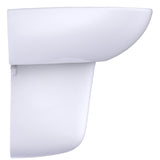 TOTO LHT241.8G#01 Supreme Oval Wall-Mount Bathroom Sink with Shroud for 8" Center Faucets, Cotton White