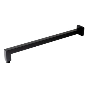 ALFI Brand ABSA20S-BM Black Matte 20" Square Wall Shower Arm