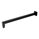 ALFI Brand ABSA20S-BM Black Matte 20" Square Wall Shower Arm