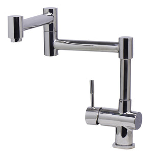 ALFI AB2038-PSS Solid Polished Stainless Steel Retractable Single Hole Faucet