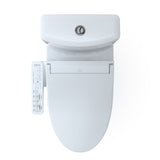 TOTO MW4463074CEMGN#01 Aquia IV Two-Piece Elongated Dual Flush Toilet and WASHLET C2 Bidet Seat, Cotton White