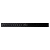 ALFI Brand ABLD36C-BM 36" Black Matte Stainless Steel Linear Shower Drain with Groove Holes