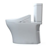 TOTO MW4463074CEMGN#01 Aquia IV Two-Piece Elongated Dual Flush Toilet and WASHLET C2 Bidet Seat, Cotton White