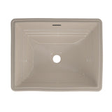 TOTO LT533#03 Promenade Rectangular Undermount Bathroom Sink, Bone