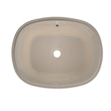 TOTO LT481G#03 Maris Oval Undermount Bathroom Sink with CEFIONTECT, Bone