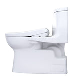 TOTO MW6144736CEFG#01 WASHLET+ Carlyle II One-Piece Toilet and WASHLET+ S7A Bidet Seat, Cotton White