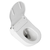 TOTO CWT4474047CMFG#MS Washlet+ RP Wall-Hung D-Shape Toilet with RX Bidet Seat and DuoFit In-Wall Tank System