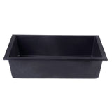 ALFI AB3020UM-BLA Black 30" Undermount Single Bowl Granite Composite Sink